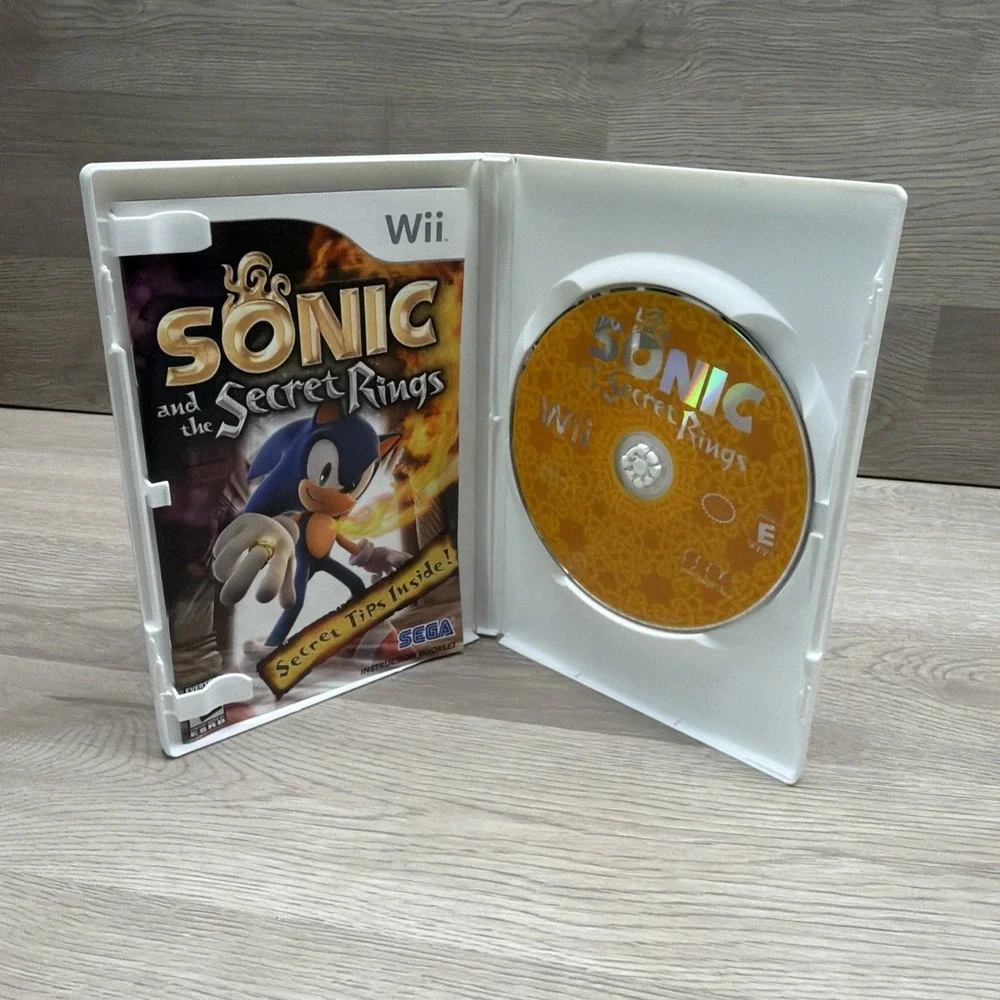Sonic and the Secret Rings Nintendo Wii Complete W/ Manual Tested Disc Excellent